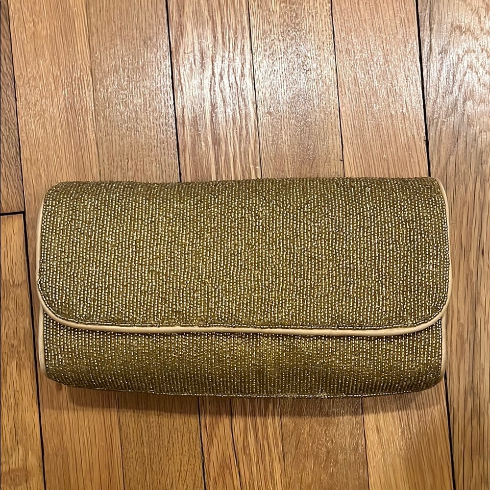 Elegant Gold Clutch Bag
